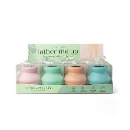 Lemon Lavender Silicone Shower Body Scrubber