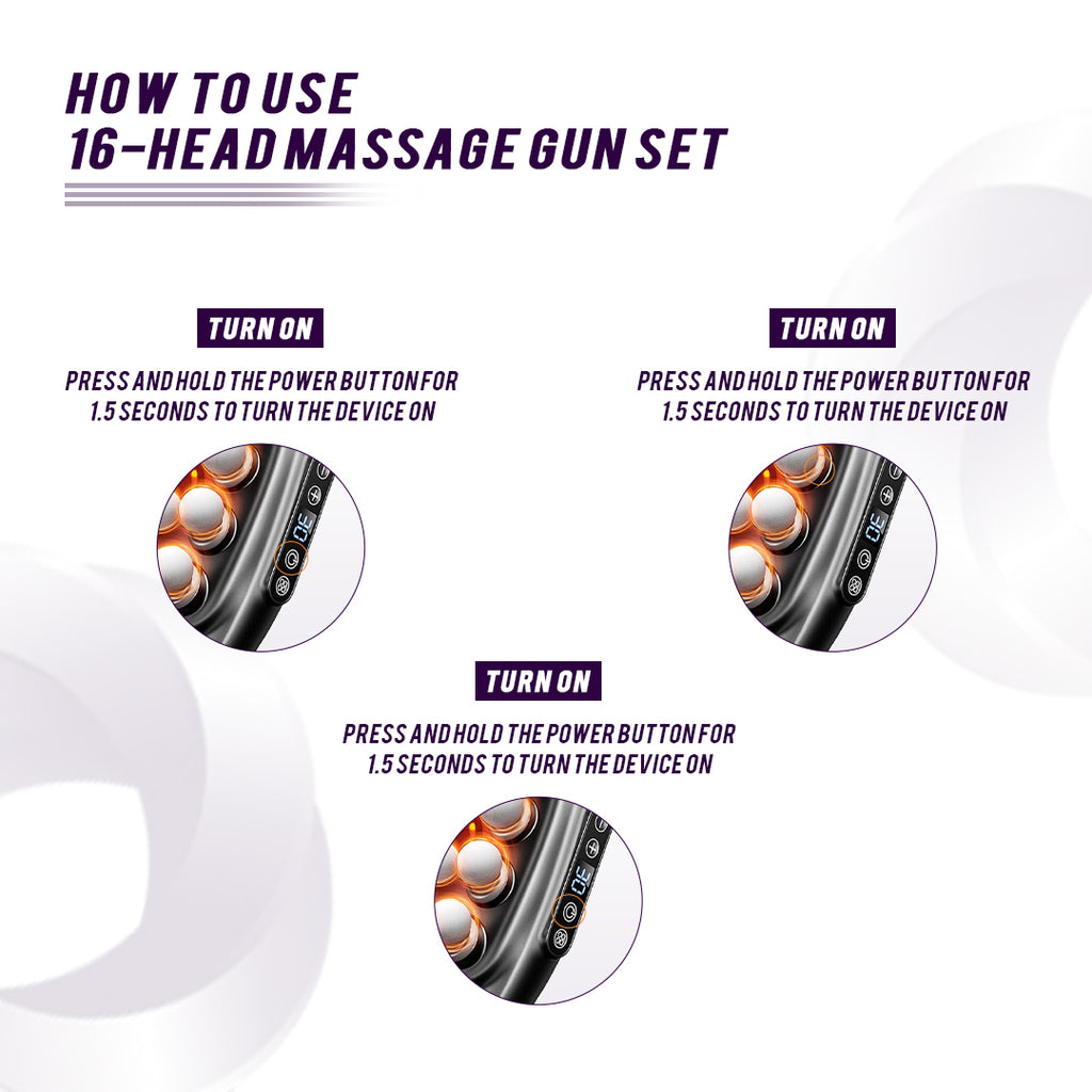 Multi-Head Massage Gun