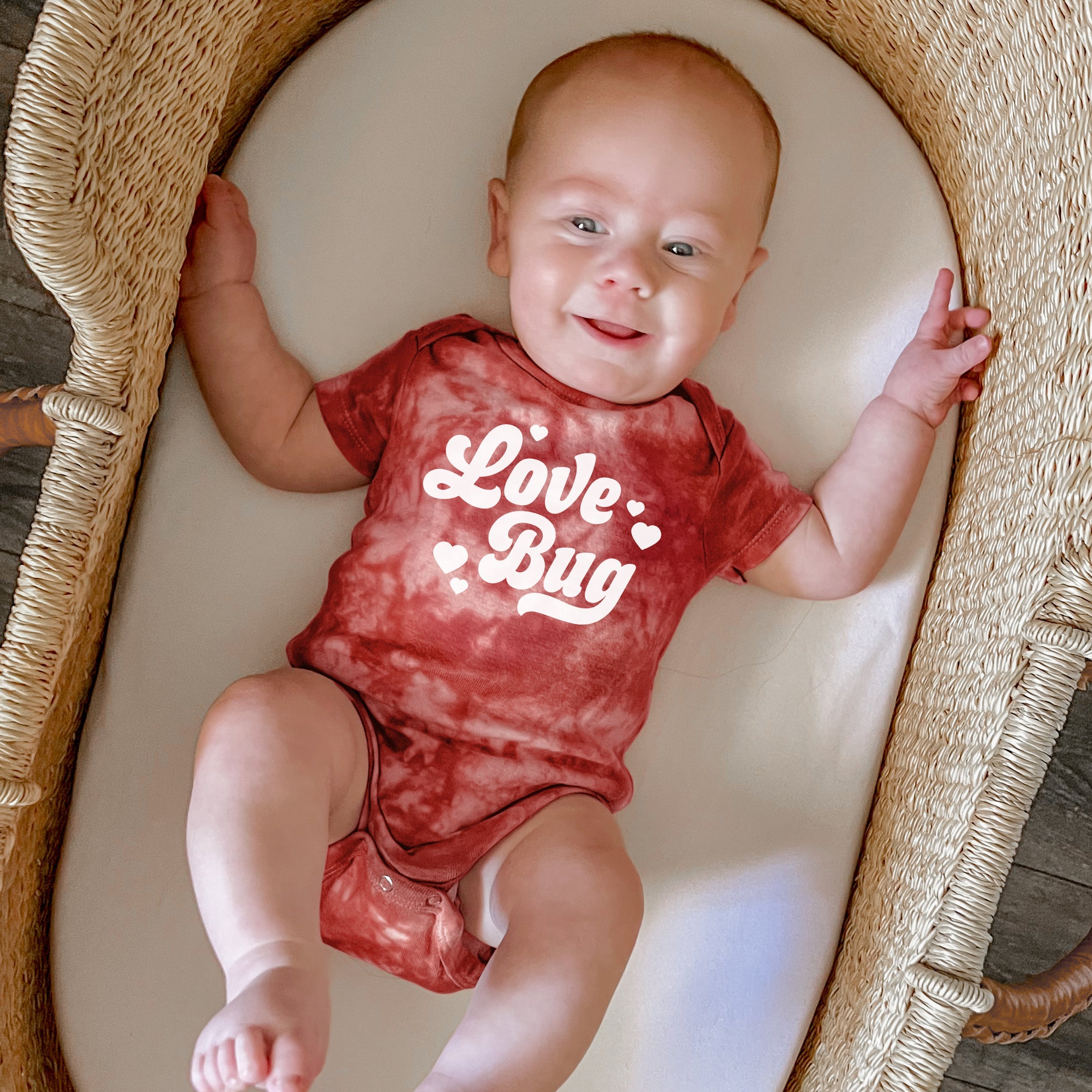 Love Bug Tie Dye Baby and Toddler Outfits