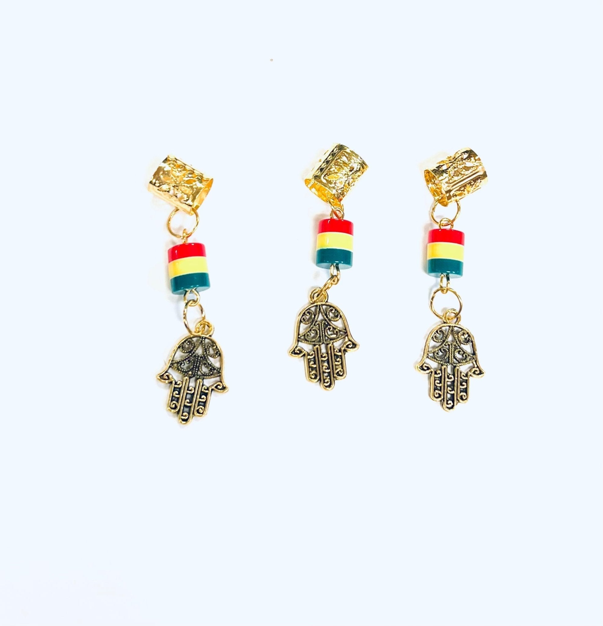 LQQKS Hair Braid Ring & Braid Tube Set, 4-Piece Pack