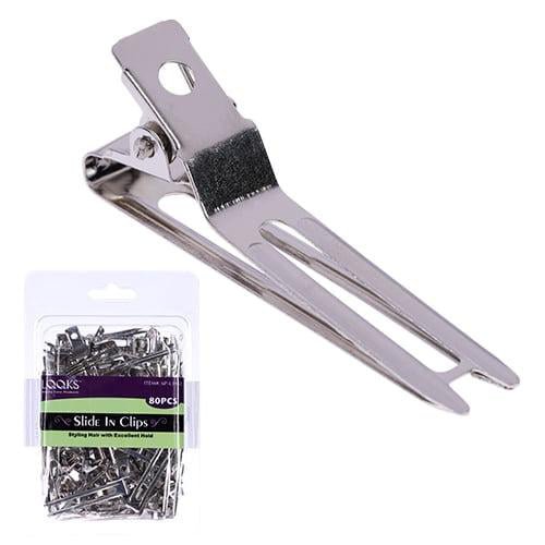 LQQKS Slide-In Hair Clips 80CT