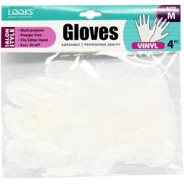 LQQKS Vinyl Gloves 4 pc