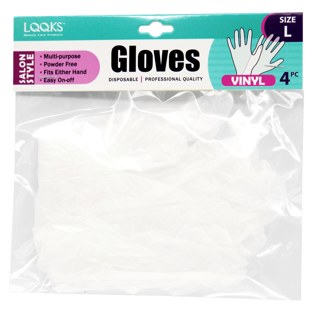 LQQKS Vinyl Gloves 4 pc