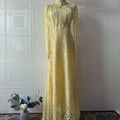 Luxury Lace Dress with Bell Sleeves(MS339)