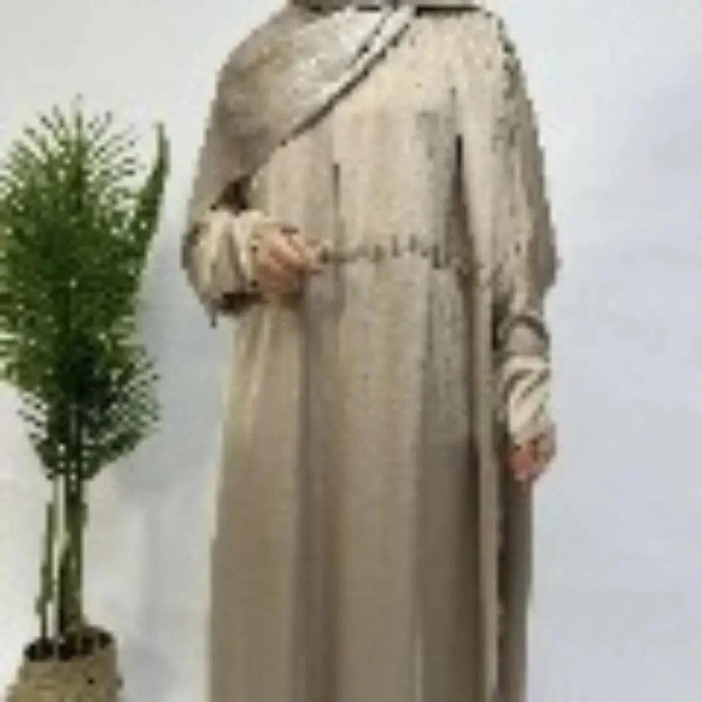 Armani Abaya: Perfect Satin Abaya With A Drawstring (MA039)