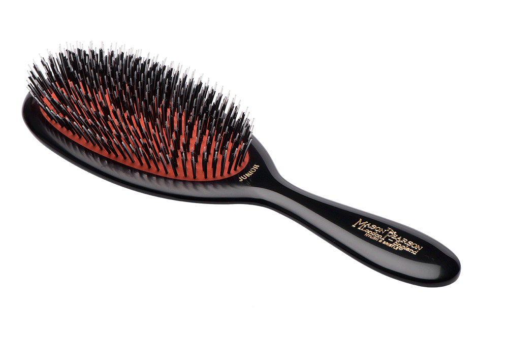 Mason Pearson Junior Bristle & Nylon Hair Brush – BN2 Dark Ruby - New in Box