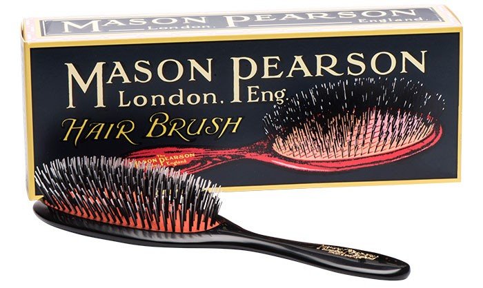 Mason Pearson Pocket Bristle Hair Brush – B4 Dark Ruby (Pure Boar Bristle) - NIB
