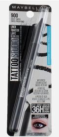 Maybelline TattooStudio Sharpenable Gel Pencil Eyeliner, 900 Deep Onyx, 0.04 oz