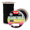 M&M Nylon Weaving Thread Black 60 Yards