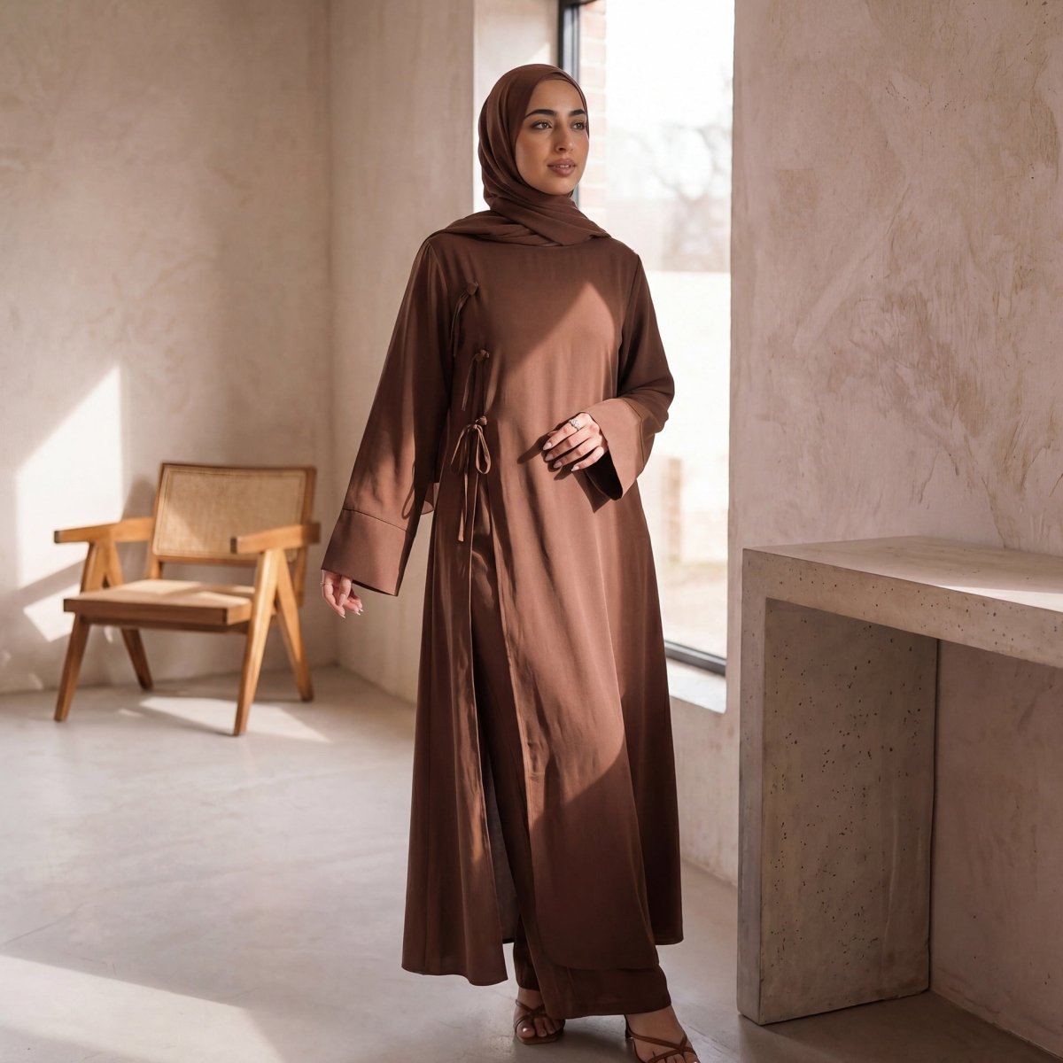 Modest Nida Longline Tunic Top(MS420)