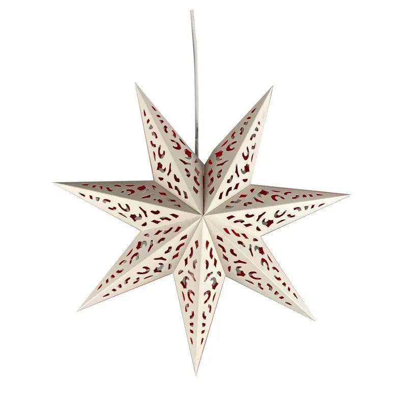 MR035 Hollow Star Hanging, Eid Mubarak Christmas Ramadan Decoration