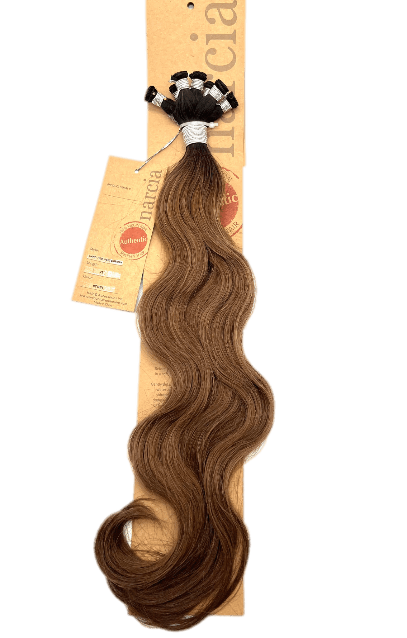 Narcia Remy Siberian Hand Tied Weft Hair Extensions (100g) - Choose Length
