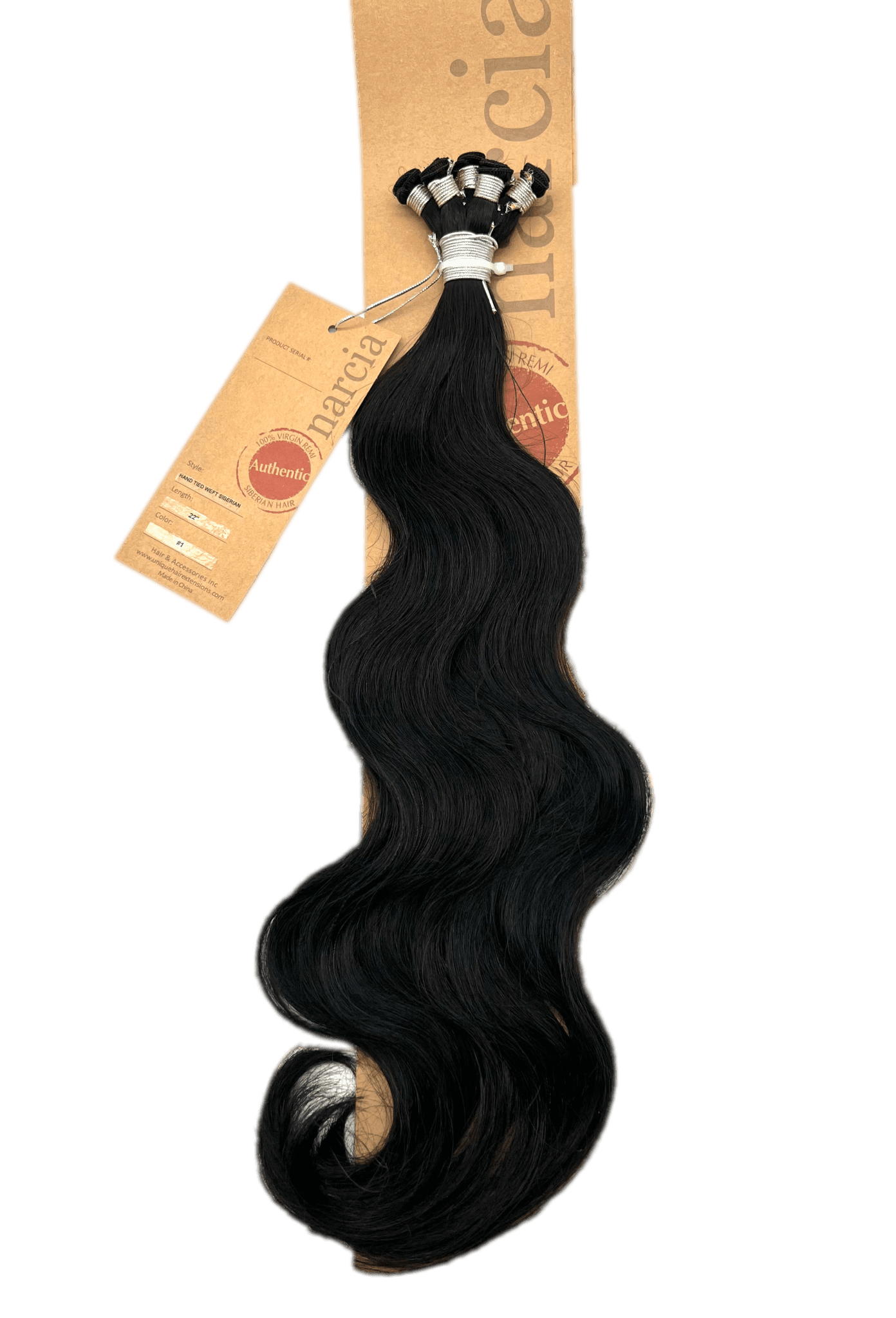 Narcia Remy Siberian Hand Tied Weft Hair Extensions (100g) - Choose Length