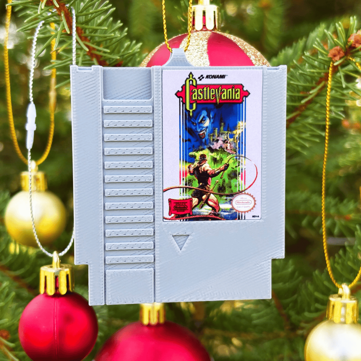 NES Cart Christmas Ornaments