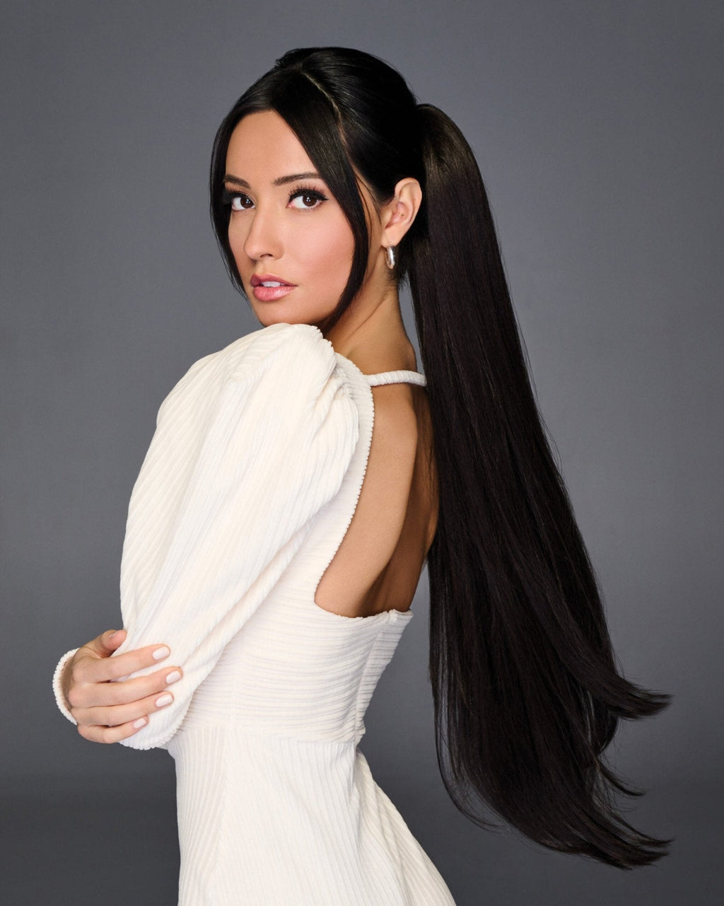 Hairdo 27" Straight Cinched Pony Ponytail Hairpiece R6/30H Chocolate Copper New With Tags