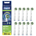 Oral-B CrossAction CleanMaximiser Brush Heads, 10-Pack, White – Made in Germany
