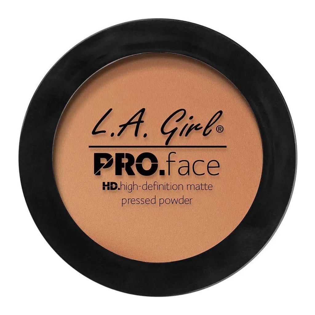 L.A. Girl Pro Face HD Matte Pressed Powder, Warm Caramel
