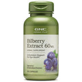 GNC Herbal Plus Bilberry Extract 60mg, 100 Capsules