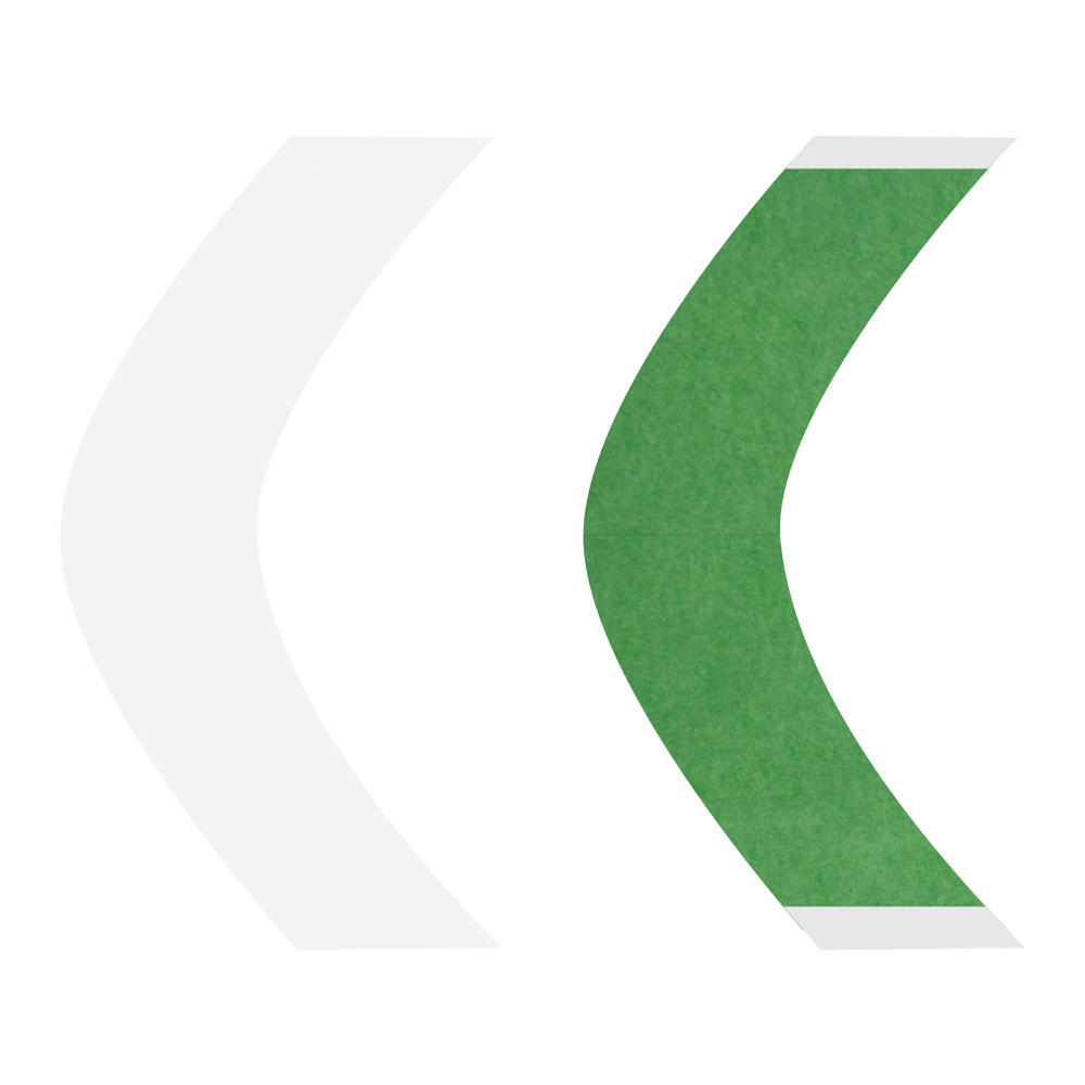 Walker Tape Easy Green A Contour Tape, 36 pc