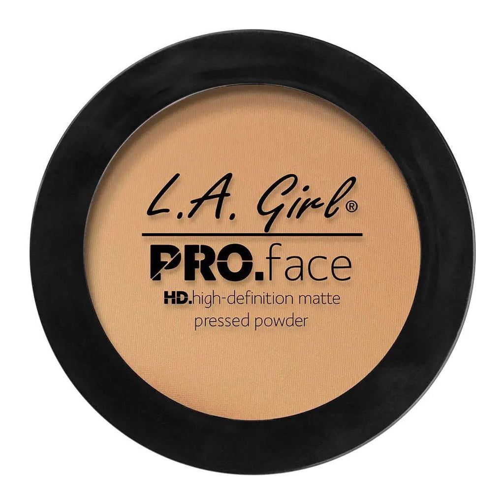 L.A. Girl Pro Face HD Matte Pressed Powder, Warm Caramel