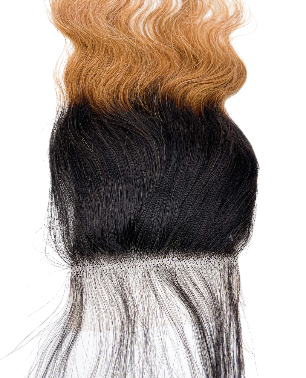 Rio Body Wave Closure 4x4 Gold, 14 in