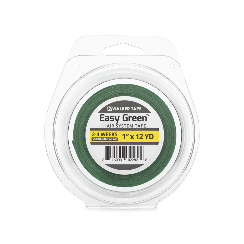 Walker Tape Easy Green Wig Tape Roll, 1 in x 3 yd