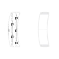 Walker Tape 1522 Clear C Contour Strips, 36 pc
