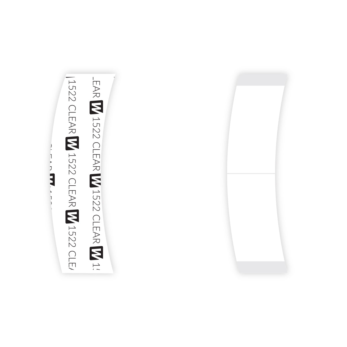 Walker Tape 1522 Clear C Contour Strips, 36 pc