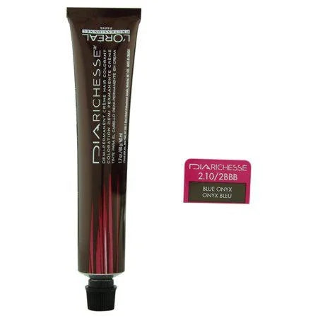 L'Oréal Professionnel Dia Richesse 2.10 Blue Onyx Demi-Permanent Color, 1.7 oz
