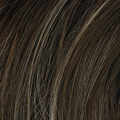 HIM Collection Gallant Men's Wig, M39S 5% Grey / Darkest Brown