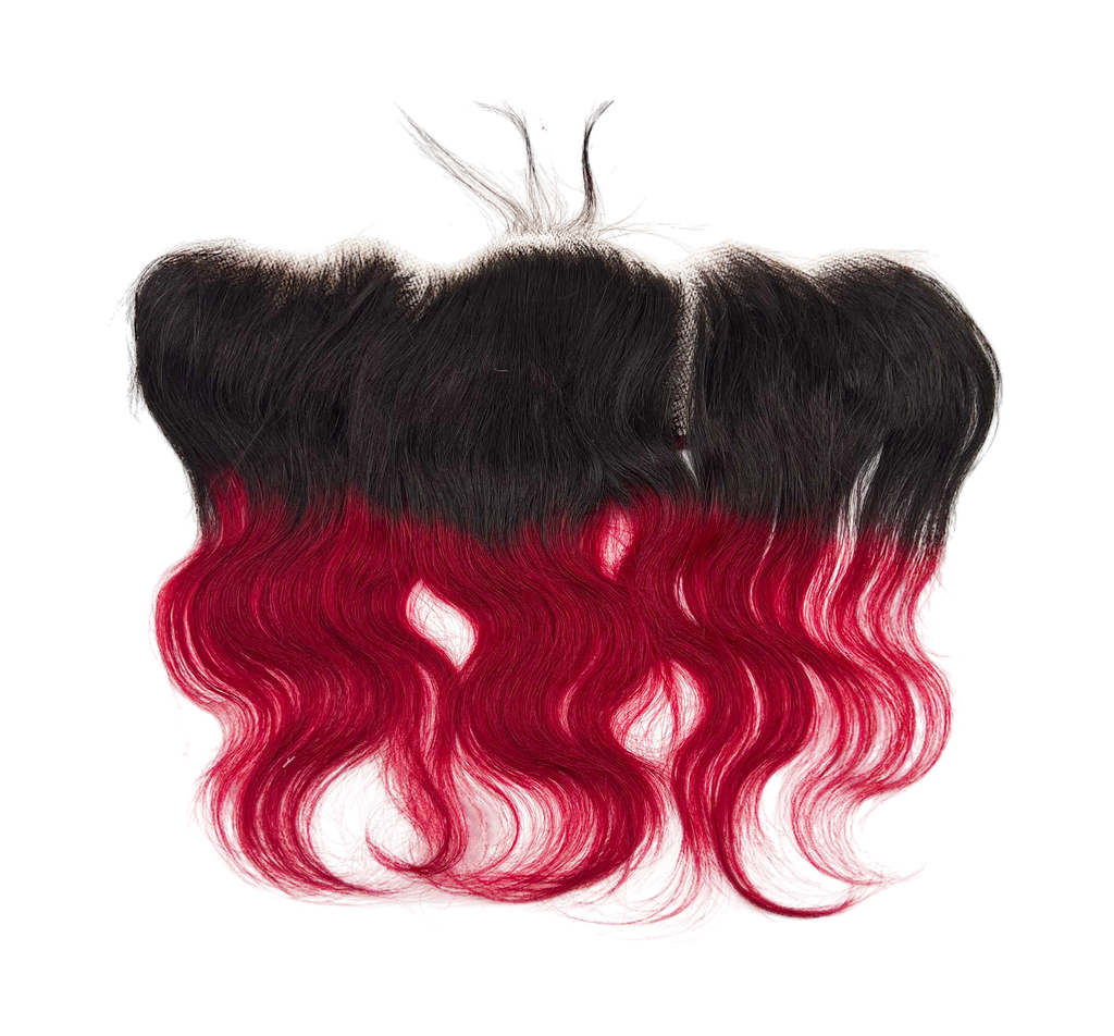 Rio Body Wave Frontal Ear to Ear 13x4 Wine, 12 in