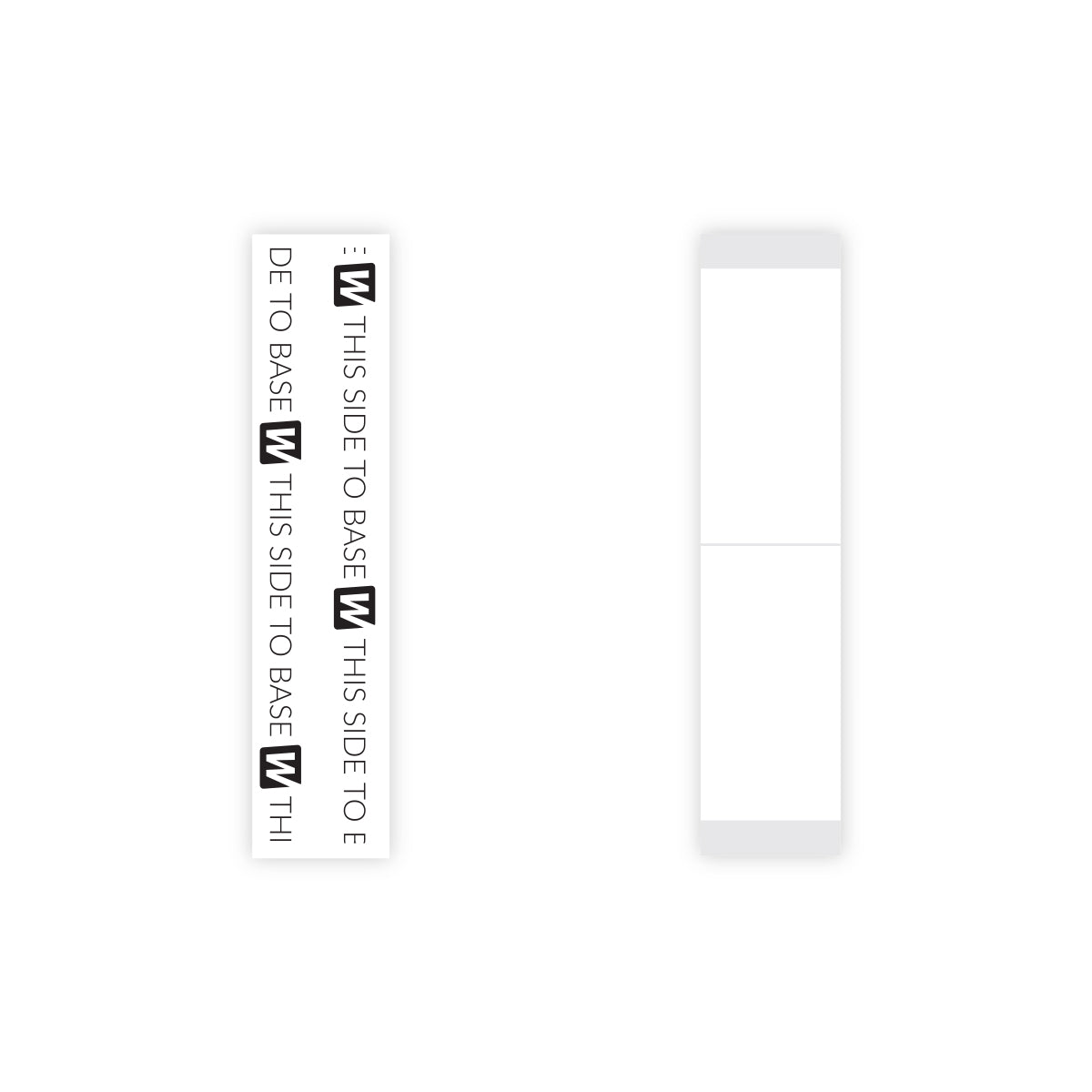 Walker Tape This Side To Base Straight Strips 3/4 in, 36 pc