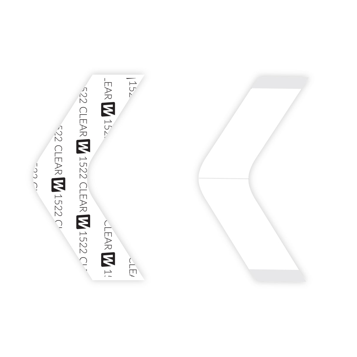 Walker Tape 1522 Clear B Contour Strips, 36 pc