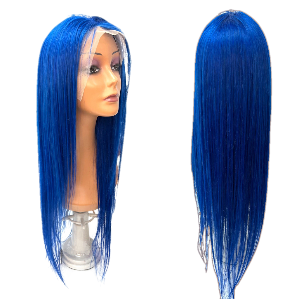 Rio Straight Human Hair Lace Front Wig, Burgundy, 26 in