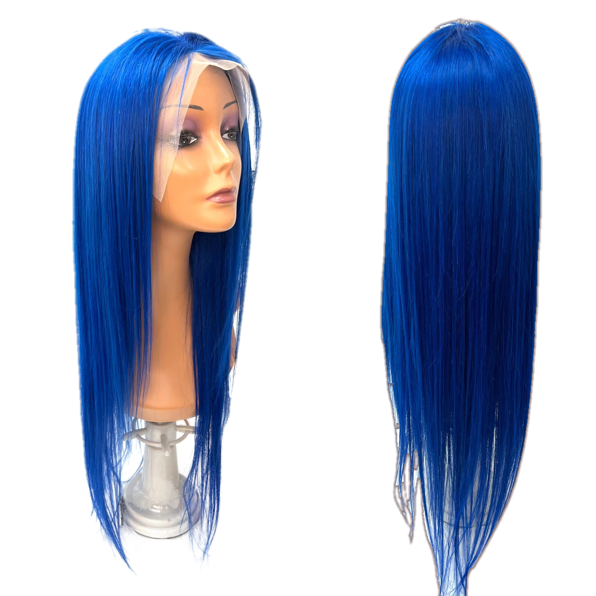Rio Straight Human Hair Lace Front Wig, Burgundy, 26 in