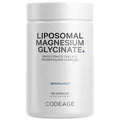 Codeage Liposomal Magnesium Bisglycinate Chelate, BioMag Phospholipids, 120 Capsules