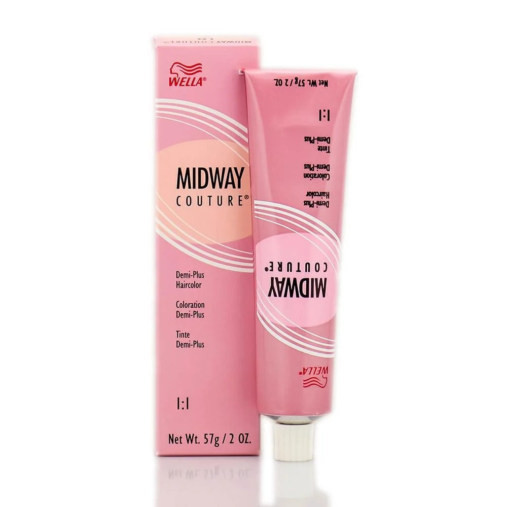 Wella Midway Couture Demi-Plus Demi-Permanent Hair Color 4/5N Brown – 2 oz