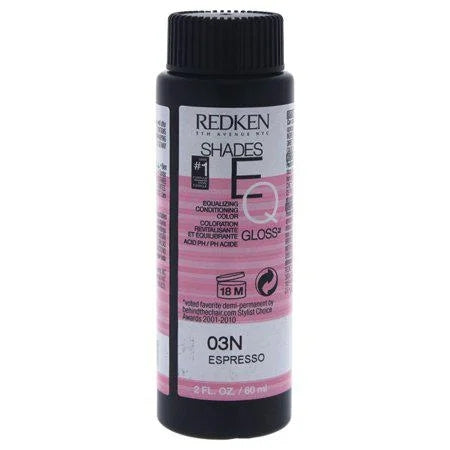 Redken Shades EQ Gloss 03N Espresso, 2 oz