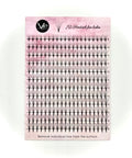 VIP Extensions 7D Sandwich Fan Lash Extensions 0.07 C Curl 12 Lines, Mixed 9-16 mm Large Tray