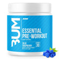 RAW Nutrition Essential Pre-Workout, Blue Raspberry – 30 Servings
