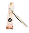 VIP Extensions Eyelash Tweezers FLE020, Matte Gold Pearl