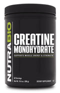 NutraBio Creatine Monohydrate Powder, Unflavored, 300 g (60 Servings)