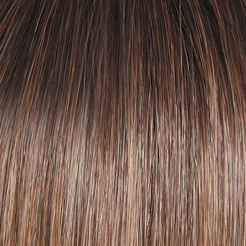Raquel Welch Sheer Luxury Collection, Waves and Raves Chin-Length Bob Wig with Feather Lite Fiber Luxlite Cap Ll, Average, SS12/22 SS Cappuccino