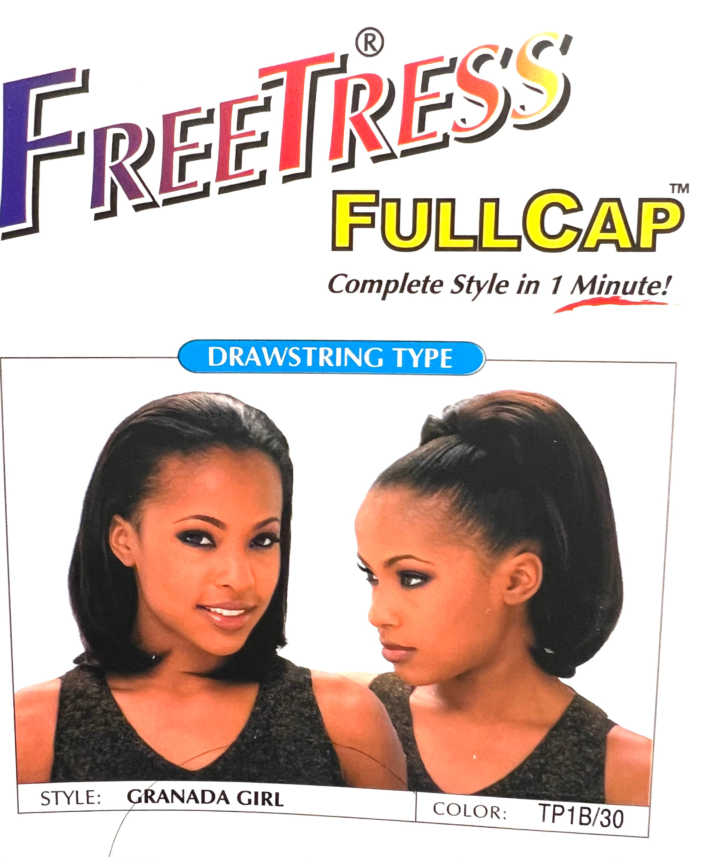 FreeTress Granada Girl Drawstring Fullcap Wig, TP4/30
