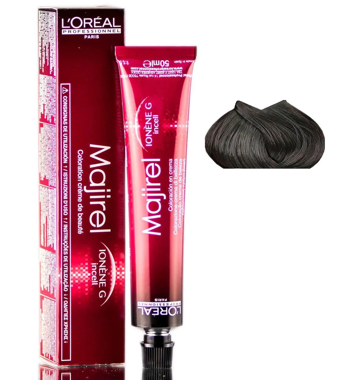 L'Oréal Majirel Cool Cover 4 Natural Brown – 1.7 oz