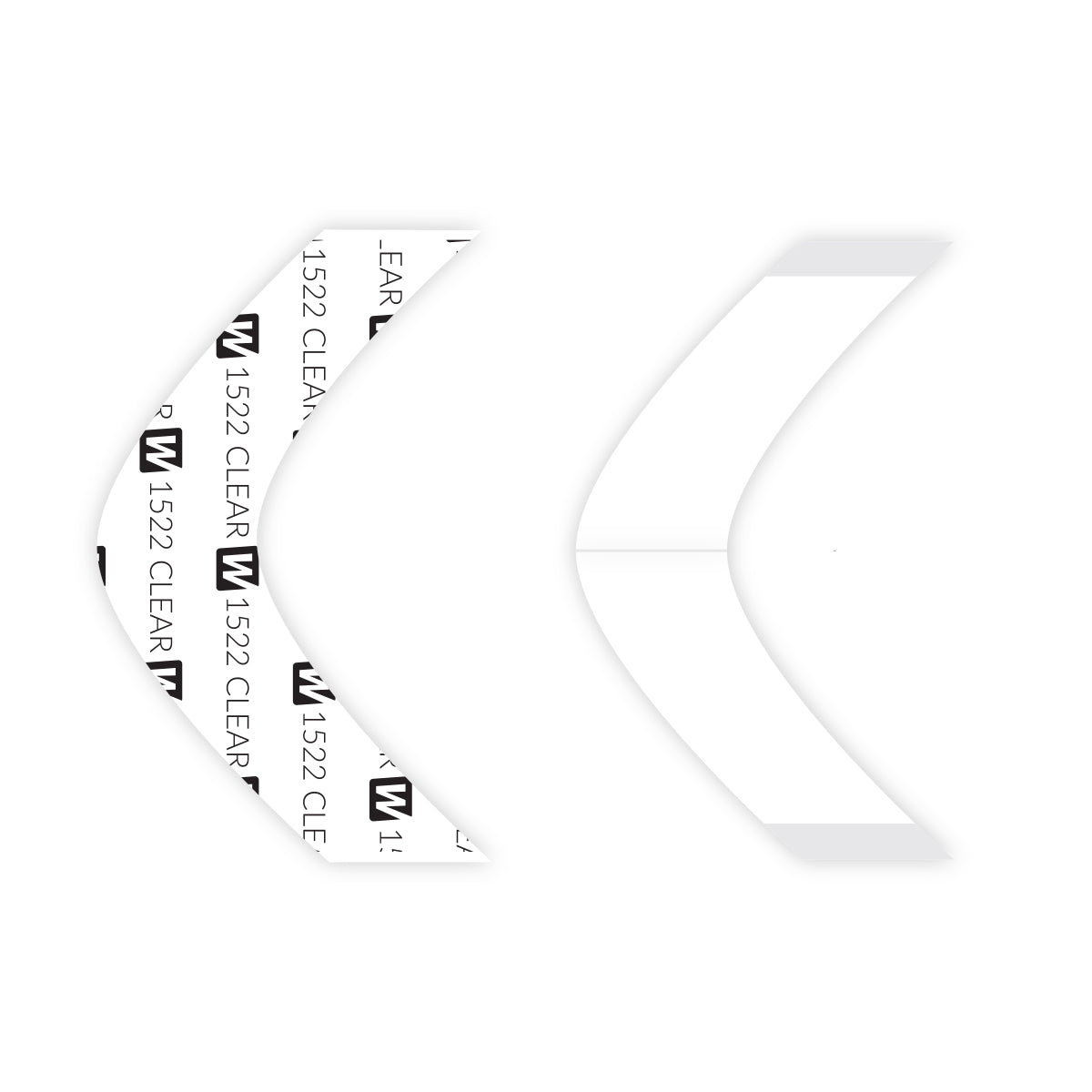 Walker Tape 1522 Clear AA Contour Strips, 36 pc