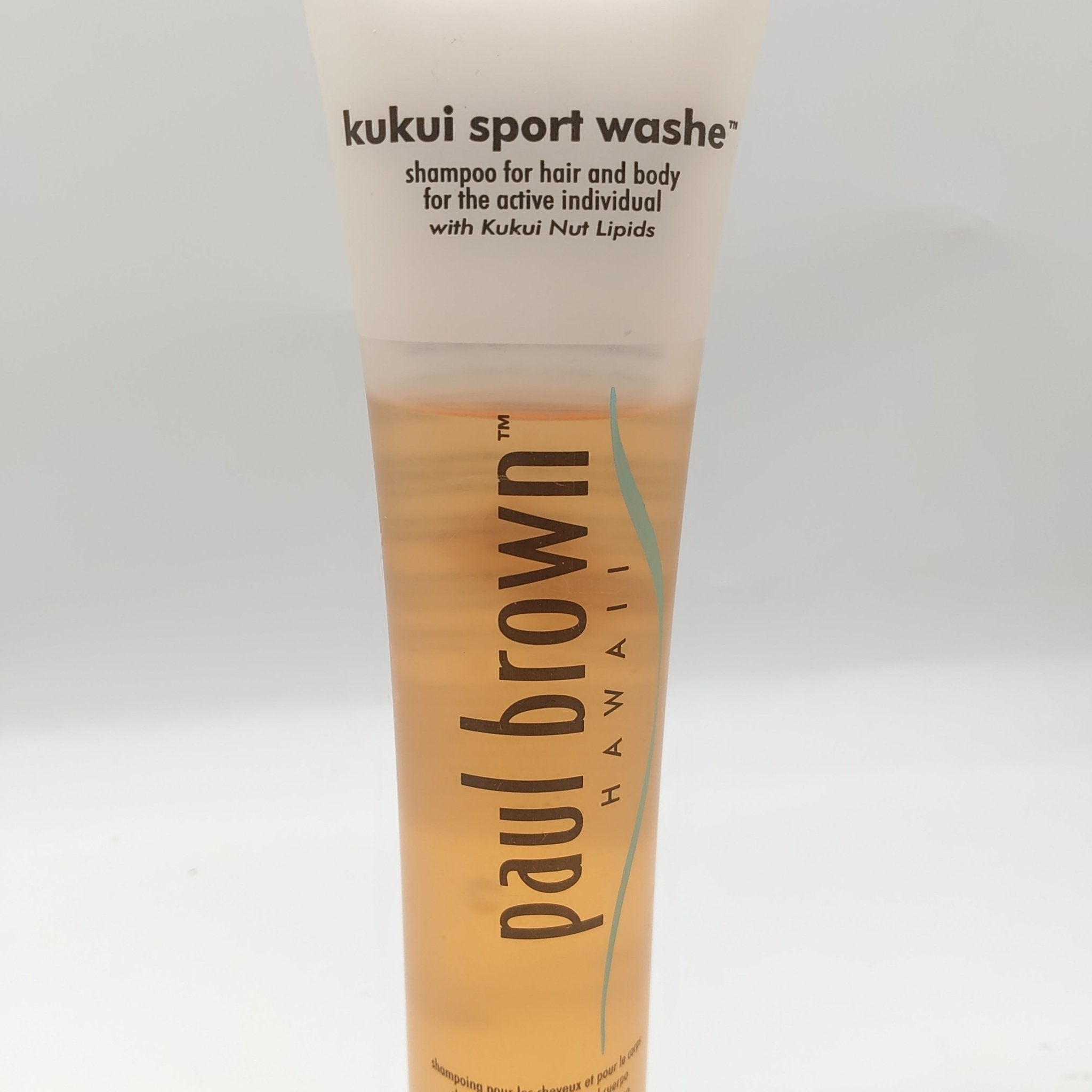 Paul Brown Hawaii Kukui Sport Wash Shampoo for Hair and Body, 6 oz