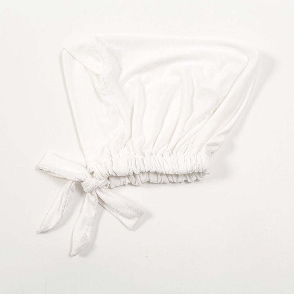 Premium Mercerized Cotton Cross-Strap Design Hijab Cap with Adjustable Brim (MH116)