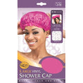 Qfitt Large Vinyl Shower Cap, Pink