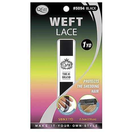 Qfitt Weft Lace 5/8" x 1 yd Hair Extension